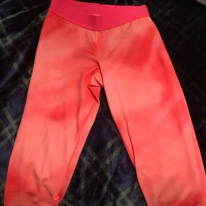 Adidas pink leggings.